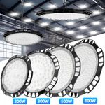 800W UFO LED High Bay Light Workshop Garage Light Warehouse Industrial Lamp IP65