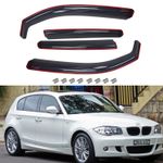 For BMW 1 Series E87 2004-2011 5-Door Hatchback | Wind Deflectors  4pc Set UK
