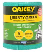 Oakey Liberty Trade Quality 115mm x 5m 60 grit Sandpaper Roll from £5 a roll
