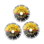 3PCS 125mm Diamond Cutting Discs 5" Angle Grinder Blade Tile Stone Concrete Tool