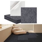 10x Carpet Tiles 30 x 30cm Self Adhesive Carpet Tiles Anti-Slip Home Commercial