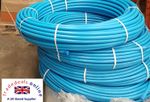 Blue Drinking Water Pipe MDPE 20mm or 25mm WRAS by the Metre