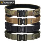 IDOGEAR Tactical 2" Belt Quick Release MOLLE Belt With Inner Outer for Men Camo