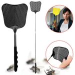 Fly Swatter Telescopic Extendable 26-72cm Swat Bug Insect Mosquito Uk.