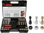 49PCS Thread Repair Chaser Tool UNC UNF Metric Thread Restorer Kit