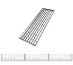 Galvanized Steel Stair Treads 3 Pack Heavy Duty Non-Skid Industrial Safety