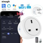 EcoFlow Shelly Smart Plug UK WiFi Socket Energy Meter App Control 12A