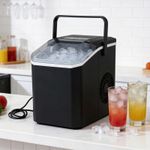 Ice Maker Countertop Ice Machine Portable Ice Cube Maker Machine + Scoop Basket