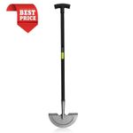 Heavy Duty Half Moon Lawn Edger 90cm Carbon Steel Garden Border Edging Tool