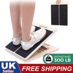 Wooden Slant Board Calf Stretcher Folded for Yoga Workout Calf Incline Board UK