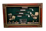 Shadow Box Wall Hanging The History Of Golf Collectible Hand Hammered