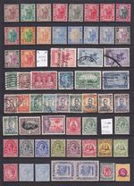 Commonwealth inc Fed Malay states, Turks etc. MM, Used. QV - GVI. Cat app £500