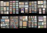 Large US Stamp Collection Of Single Stamps Blocks Numbered Blocks Strips Pairs E