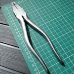 Vintage Utica 8″ Flat‑Nosed Combination Pliers – USA Made