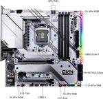 CVN Z590M Gaming Frozen mATX White Motherboard with Wi-Fi LGA1200 FOR 11th/10th