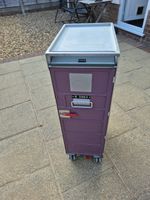 Aeromexico Aircraft cart +5x Draw. BAR Stowage Trolly Braked 