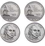 2026 USA US Constitution Semiquincentennial Quarter Dollar $ BUNC P&D Mint Coins