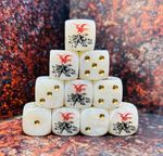Lonely Mountain, Inspired Custom  Dice, Ideal for Games like Lord of the Rings