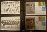 100 Years Of English County Cricket Set Of 18  FDC's & Photos in Album - 1973