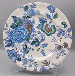 Mason's - Belvedere - Vintage ironstone hand painted blue Dinner Plate 25.5 cm