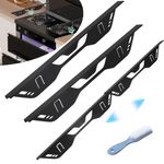 Adjustable Stove Gap Covers 2 Pack Stainless Steel Fillers for Kitchen Spaces UK