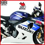 Grip Devils Tank Grips: Suzuki GSX-R600 and GSX-R750 2004-2005 Clear