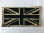 UK BRITISH ARMY SURPLUS MTP UNION JACK SUBDUED FLAG PATCH IFF HOOK & LOOP FIXING