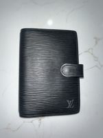 Louis Vuitton Medium Ring Epi Leather Agenda Cover Black 