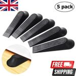 5PCS Door Stop Wedge Heavy Duty Non Slip Door Stopper Holder UK