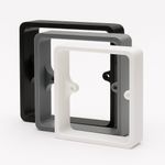 1 Gang Socket Switch Spacer - 10mm, 15mm, 20mm - Back Box Extender