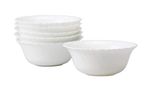 Range of Opal White Dessert Bowls Round Ice Cream Cereal Oatmeal Bowls