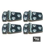 Door Hinge 56 x 38mm (x4) Stainless Steel Foldable Horsebox Yacht Boat Marine