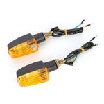 1 Pair Waterproof Turn Signal Indicator Light Lamp Accessories Fit For Black