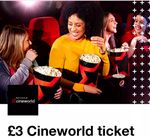 2 x Cineworld Cinema Ticket Valid: Fri Sat Sun QUICK DELIVERY – Read Description