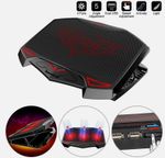 Laptop Cooling Pad Laptop Stand with 3 Cooling Quiet Fans for 12-17" Laptops