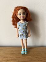 Barbie Club Chelsea Doll With Bumblebee Dress Red Hair Rare Doll