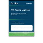 A5 PAT Test Log Book & Register of Portable Appliances (Single Site)