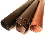 2mm Thick Veg Tan Cowhide Leather 60cm x 30cm - 24" x 12" Black Brown Saddle Tan