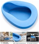 Heavy Duty PP Bedpan Adults Elderly Disabled Firm Thick Stable Bed Urinal 36.5cm