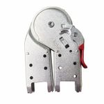 2 Pieces Folding Ladder Joint Lock Silver Finish for Household Maintenance