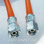 GOK medium pressure hose line rubber both sides union nut G 1/4 LH-ÜM 2026