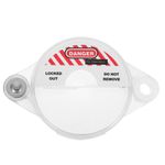 Reusable Outdoor Valve Lock Transparent Durable Plastic Valve Lockout Device