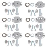 6 Pack Aluminum Quick Attach Accessory Anchor Mount Kit For CFMoto ATVs UTVs