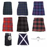 New Scottish Highland Kids Tartan Scottish Kilt Childrens All Sized - 0 - 12 Yrs