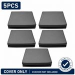 5pcs Rattan Chair Cushion Garden Replacement cover SQUARE Waterproof UK 47x47cm