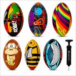 Rugby Balls Kids Training Game Sizes 3 4 5 Midi Great Gift Quality Brand Optimum