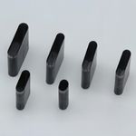 Leather Belt Slot Punch Tool Oval Hole Cutter Kit for Strap DIY Craft 6PCS