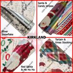 ✅Kirkland Premium Reversible Double Sided Foil Christmas Gift Wrapping Paper 36m