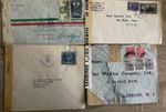 Postal History South America 8  WW2 Censor Covers to UK
