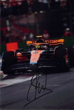 Lando Norris Signed 6x4 Photo McLaren Formula 1 One Memorabilia COA